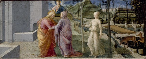 The Meeting at the Golden Gate, c1440-1445. Artist: Filippo Lippi.