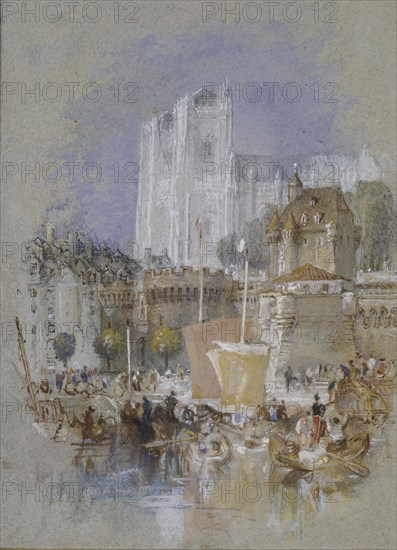 Nantes, 1826-1830. Artist: JMW Turner.