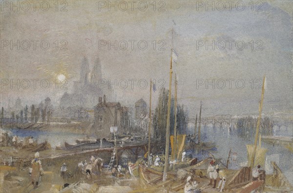 The Canal of the Loire and Cher, near Tours, c1830. Artist: JMW Turner.