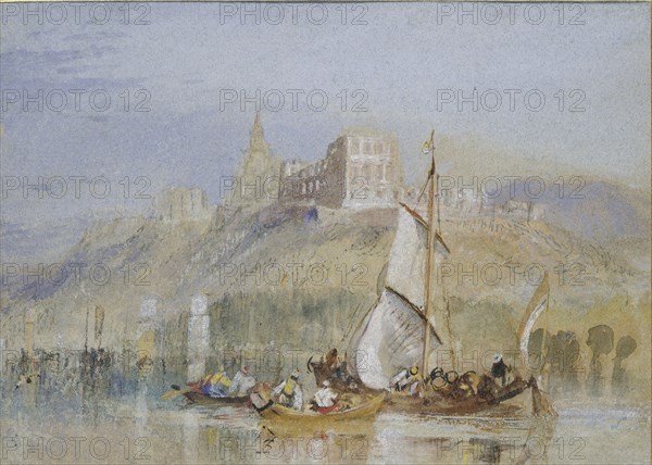 Montjean, c1830. Artist: JMW Turner.