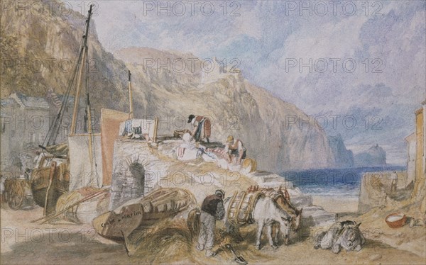 Combe Martin, Devonshire, c1824. Artist: JMW Turner.