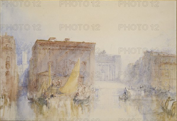 Venice: The Accademia, 1840. Artist: JMW Turner.