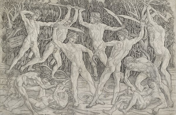 Battle of Nude Men, c1470-1475. Artist: Antonio del Pollaiuolo.
