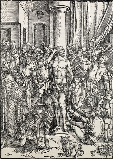 The flagellation, c1496/97. Artist: Albrecht Durer.