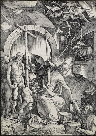 Christ in Limbo, 1510. Artist: Albrecht Durer.