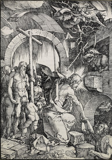 Christ in Limbo, 1510. Artist: Albrecht Durer.