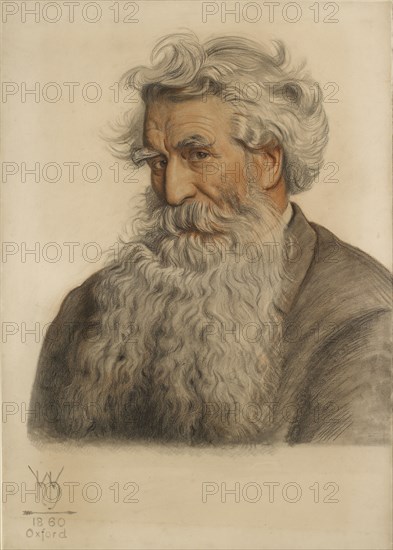 Portrait of Thomas Combe, Printer to the University (1796-1872). Artist: William Holman Hunt.