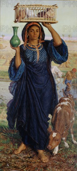 The Afterglow in Egypt, 1861. Artist: William Holman Hunt.