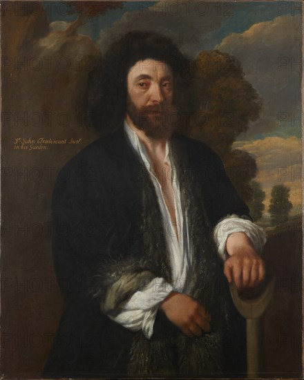 John Tradescant the Younger as a Gardener, 17th century. Artist: Thomas de Critz.