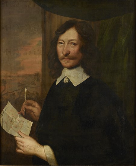 William Lilly, 1646. Artist: Unknown.