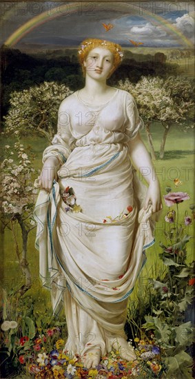 Gentle Spring, 1865. Artist: Frederick Augustus Sandys.