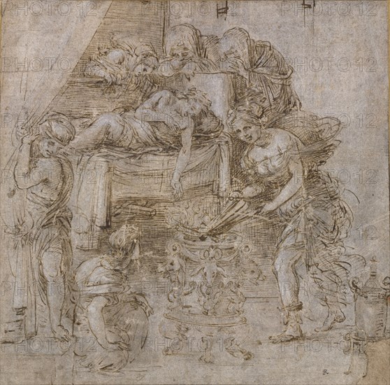 The Death of Meleager, c1490s. Artist: Filippino Lippi.
