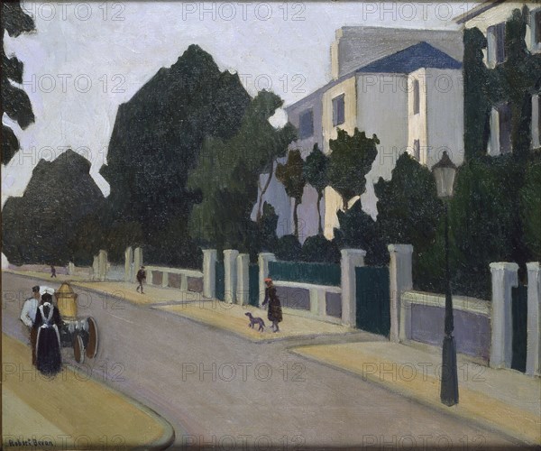 Queen's Grove, St John's Wood, 1918. Artist: Robert Polhill Bevan.