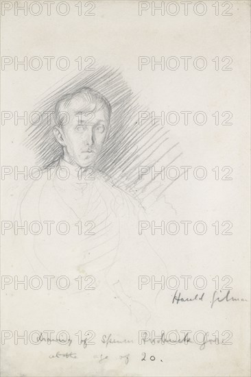 Portrait of Frederick Spencer Gore (1878-1914), c1911-1912. Artist: Harold Gilman.