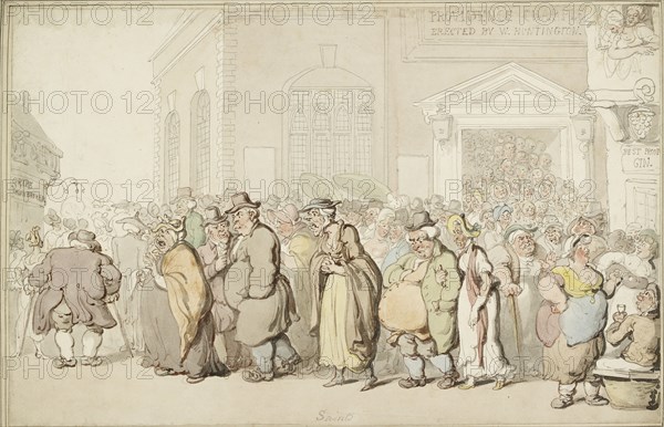 Providence Chapel, late 18th century. Artist: Thomas Rowlandson.