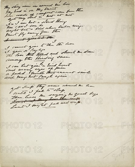 Folder of poetry, mid 19th century. Artist: Elizabeth Siddal.