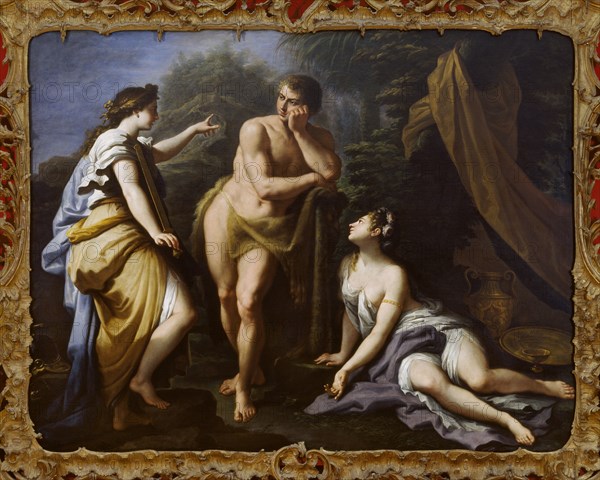 The Choice of Hercules, 1712. Artist: Paolo de' Matteis.