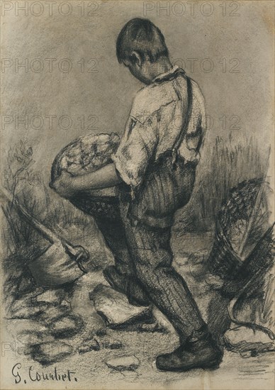 Young Stone Breaker, c1864-1865. Artist: Gustave Courbet.