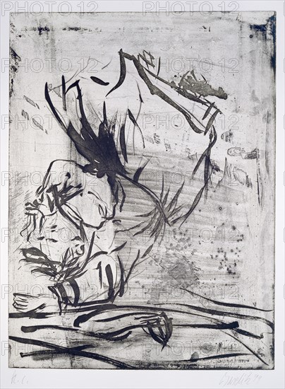 A Fascist flew past-Japanese, 1998-1999. Artists: Georg Baselitz, Sabine Knust, Maximilian Verlag.