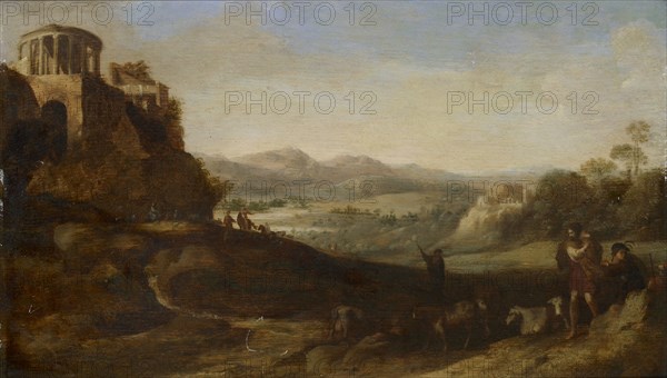 Shepherds in the Campagna, 1620-1667. Artist: Cornelis van Poelenburgh.