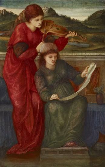 Music, 1877. Artist: Sir Edward Coley Burne-Jones.