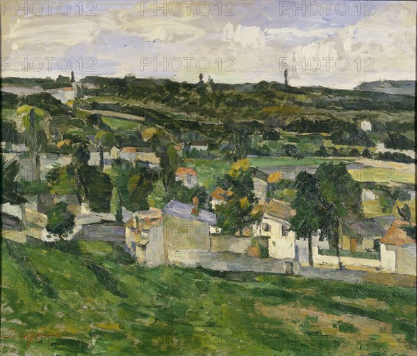 Near Auvers-sur-Oise, 1880s. Artist: Paul Cezanne.