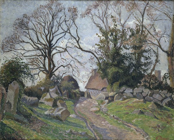 Poulfenc a Riec, 1910. Artist: Lucien Pissarro.