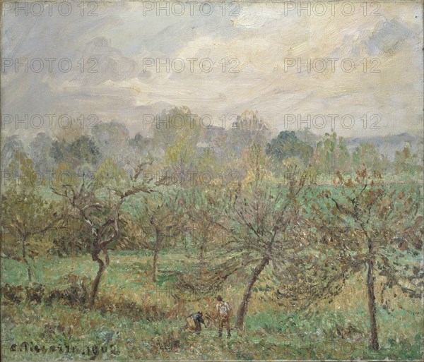 Autumn, Morning Mist, Éragny-sur-Epte, 1902. Artist: Camille Pissarro.