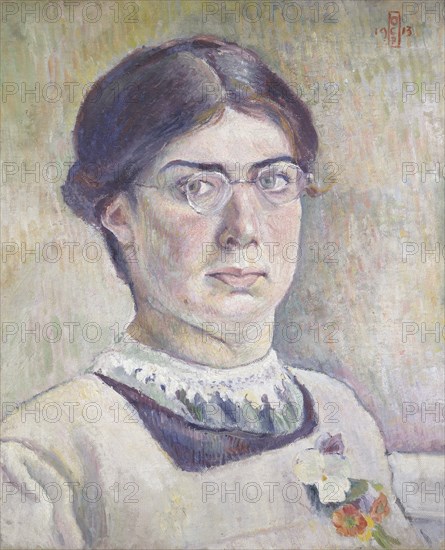 Self-portrait, 1913. Artist: Orovida Camille Pissarro.