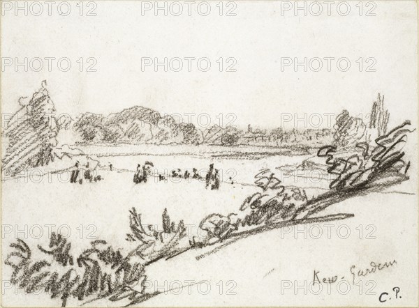 Study of Kew Gardens, c1890s. Artist: Camille Pissarro.