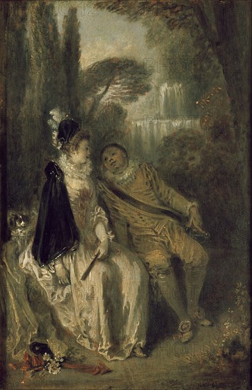 Le Repos Gracieux, c1713. Artist: Jean-Antoine Watteau.