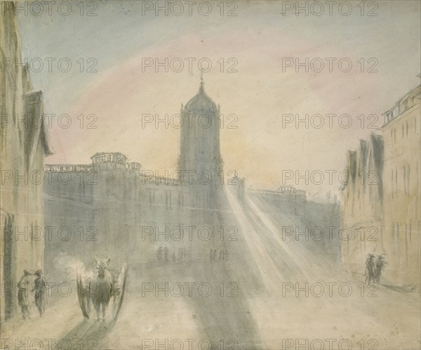 Christ Church from St Aldates, 1787. Artist: John Baptist Malchair.