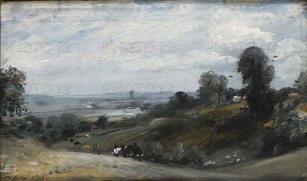 The Vale of Dedham from Langham, 1812. Artist: John Constable.