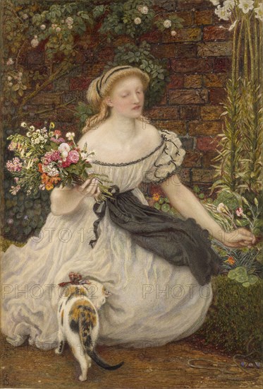 The Nosegay, 1865. Artist: Ford Madox Brown.