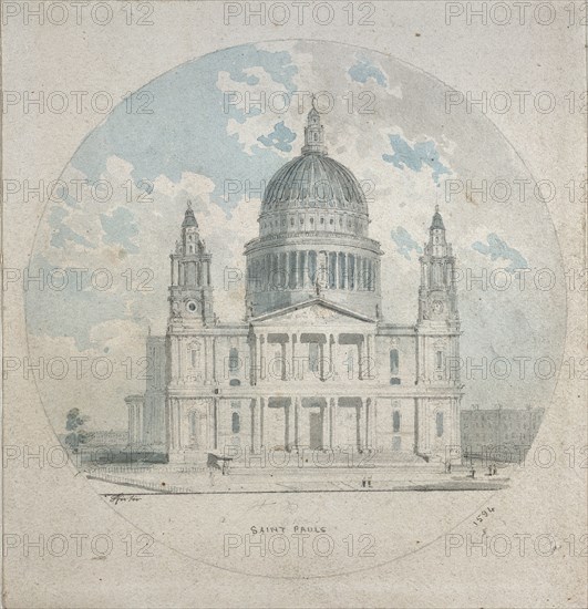 St Paul's Cathedral, c1790. Artist: Thomas Girtin.