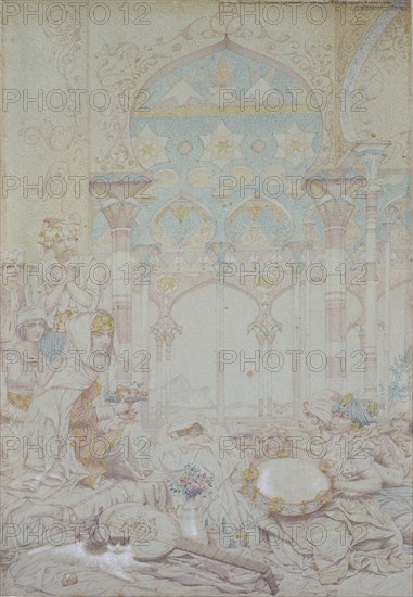 Fantaisie de l'Hareme Egyptienne, 1865. Artist: Richard Dadd.