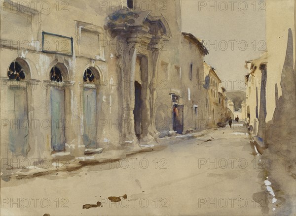 A Street in Spain, c1880s. Artist: John Singer Sargent.
