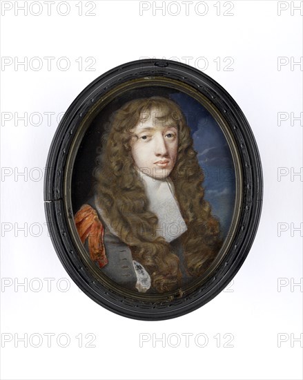 Young Man in Grey, c1660-1665. Creator: Samuel Cooper.