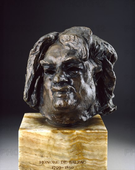 Balzac, Head before the Last Study, c1890s. Artist: Auguste Rodin.