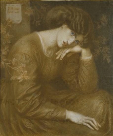 Reverie, 1868. Artist: Dante Gabriel Rossetti.