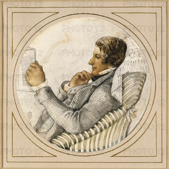 Portrait of Ford Madox Brown, c1850-1870. Artist: John Everett Millais.