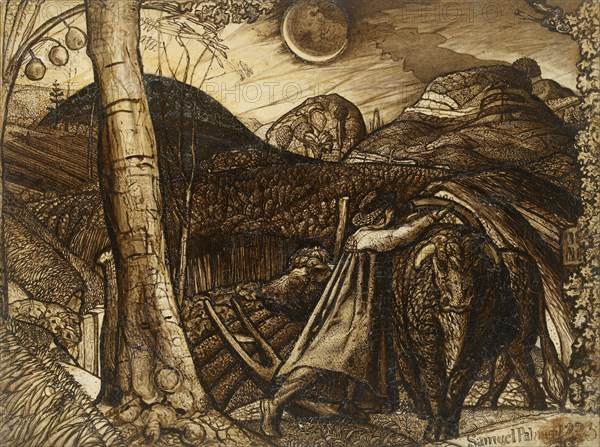 A Rustic Scene, 1825. Artist: Samuel Palmer.