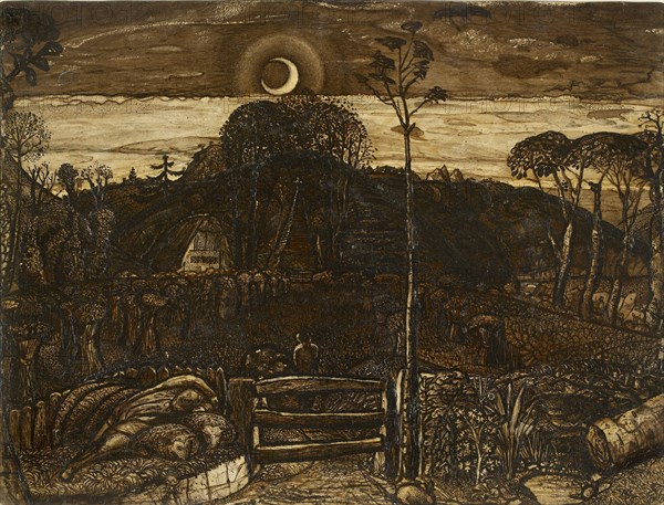 Late Twilight, 1825. Artist: Samuel Palmer.