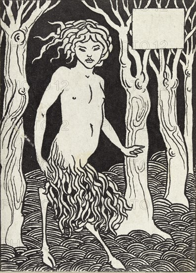 A Faun, 1880s. Artist: Aubrey Beardsley.