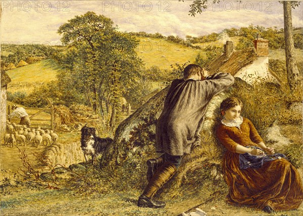 The Shepherd's Suit rejected, 1861. Artist: William Vandyke Patten.