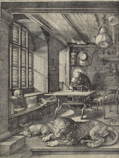 St Jerome in his study, 1514. Artist: Albrecht Durer.