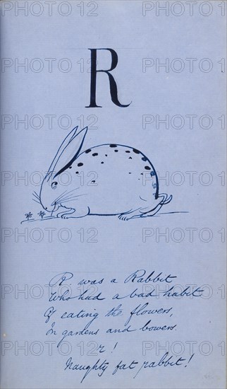 Nonsense Alphabet-R, 1860. Artist: Edward Lear.