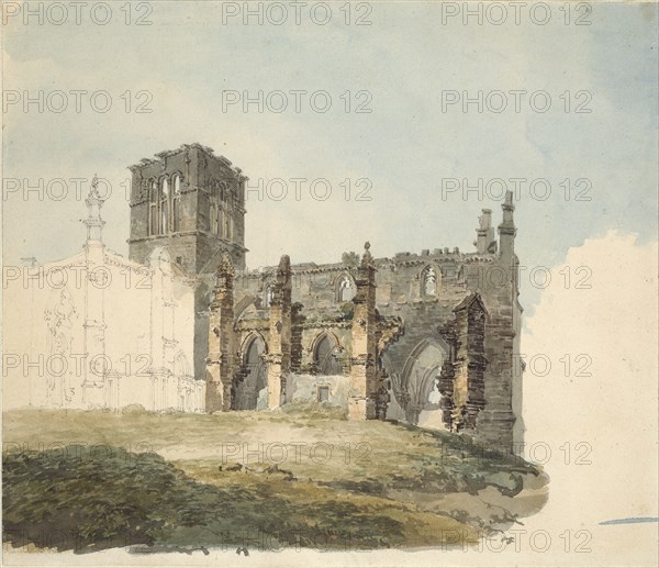 The Ruined Abbey at Haddington, c1794. Artist: JMW Turner.