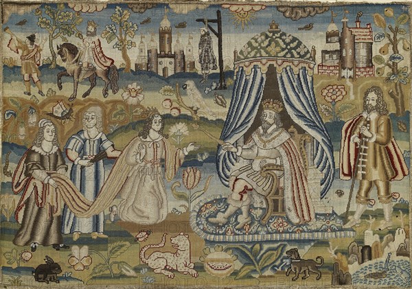 Esther and Ahasuerus, mid to late 17th century. Artist: Unknown.