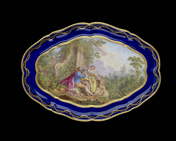 Tray, 1772. Artist: Unknown.